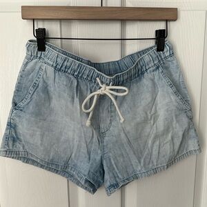 Light Blue Denim Women's Shorts